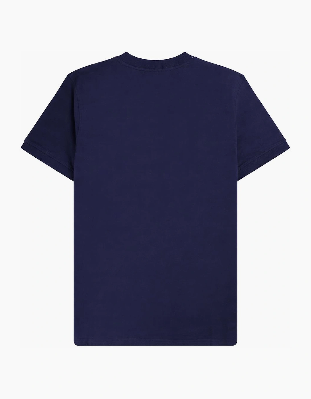 Sergio Tacchini Master Crew Neck T-Shirt Navy/White Tonal