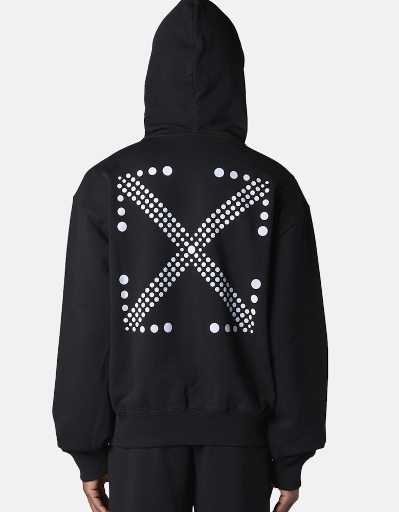 DOTTED ARROW REGULAR ZIP HOODIE