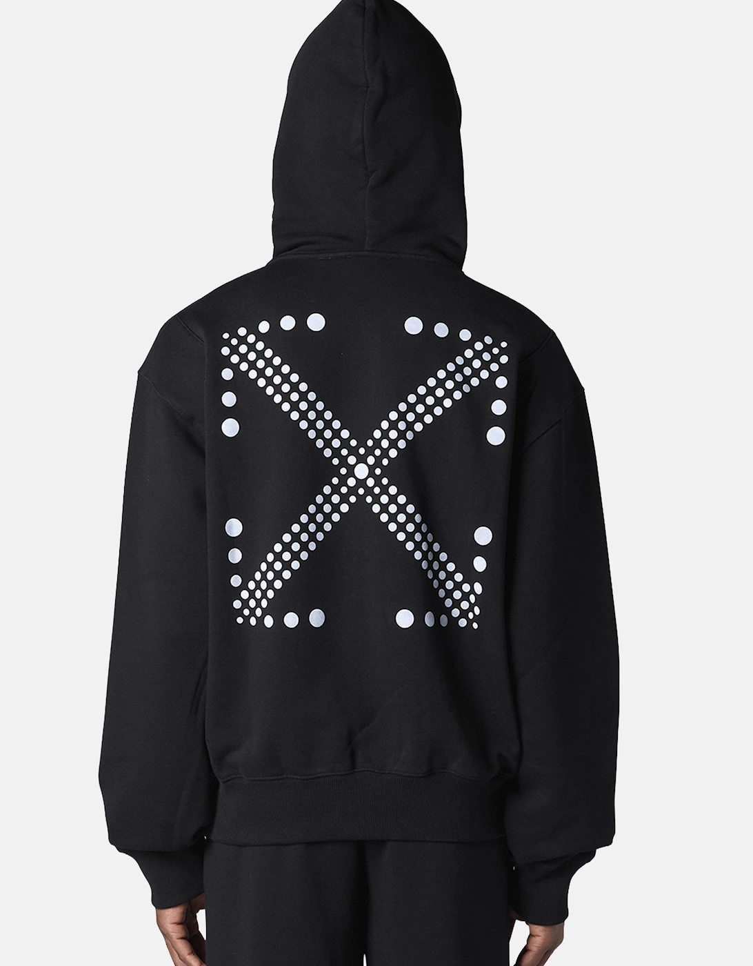 DOTTED ARROW REGULAR ZIP HOODIE