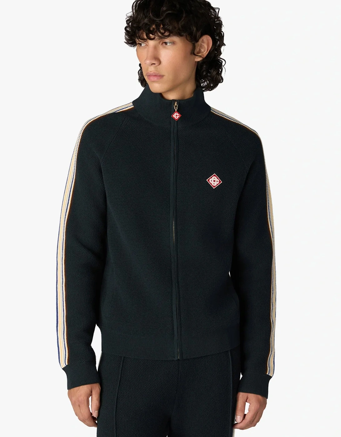 Cafe Culture Track Jacket Navy