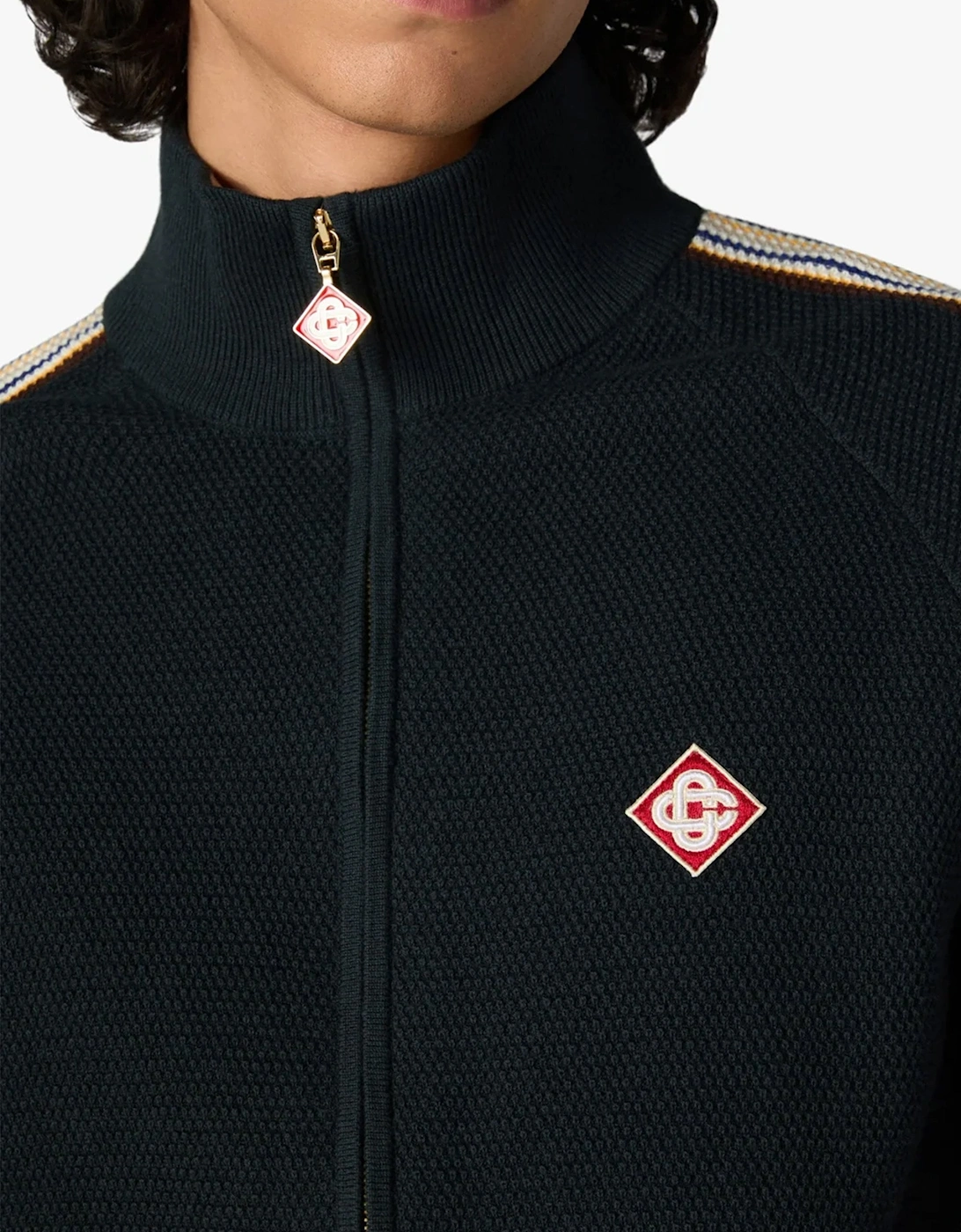 Cafe Culture Track Jacket Navy