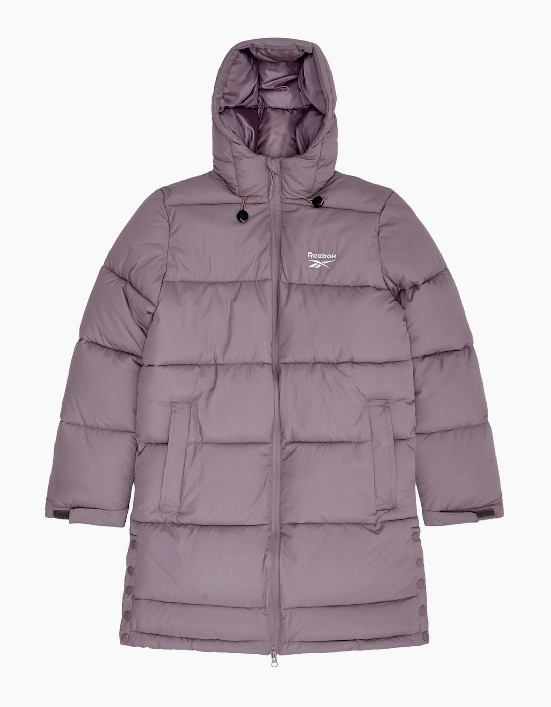 Reebok Reebok Rayna Long Line Puffer Jacket - Light Cocoa - Purple