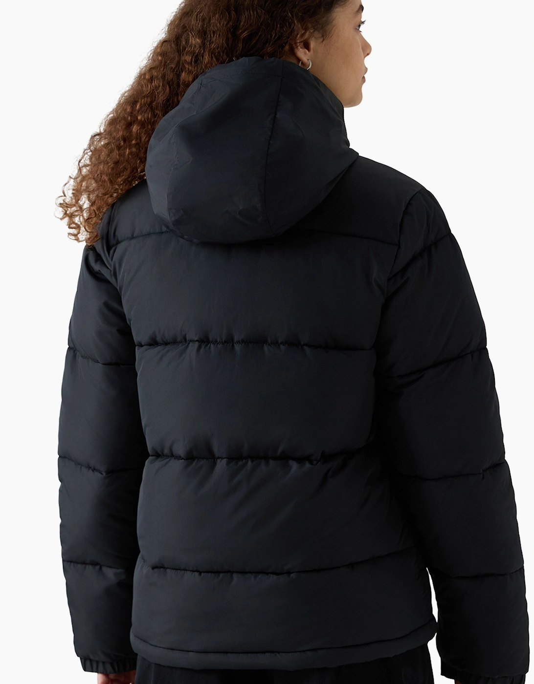 Rayna Hooded Puffer Jacket - Black
