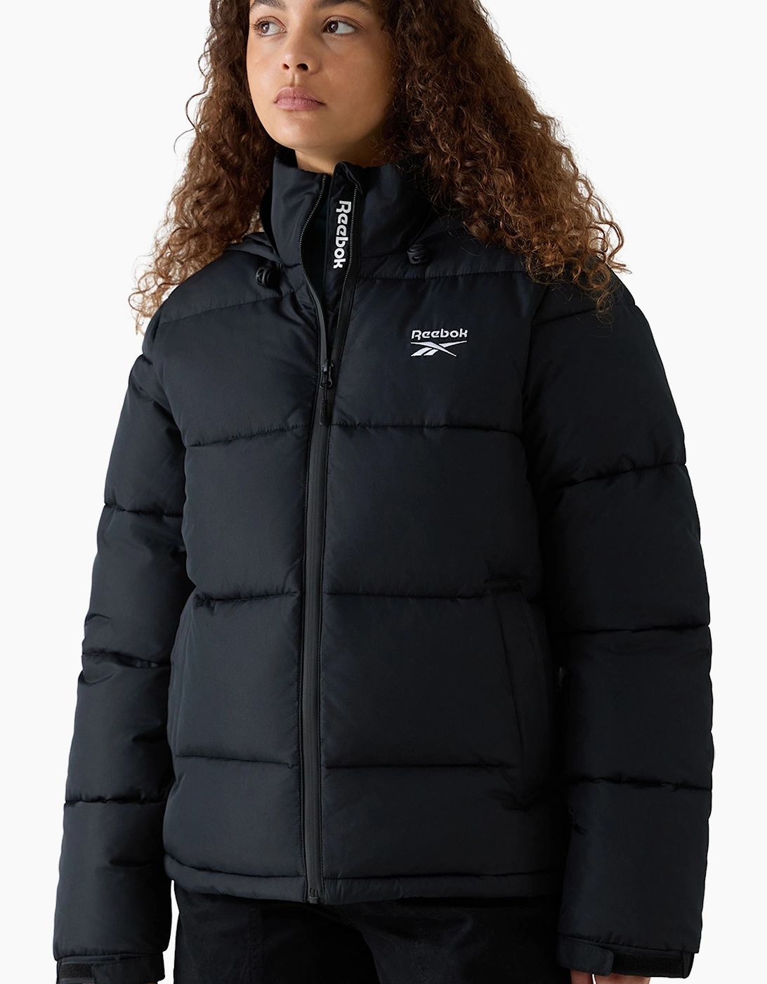 Rayna Hooded Puffer Jacket - Black