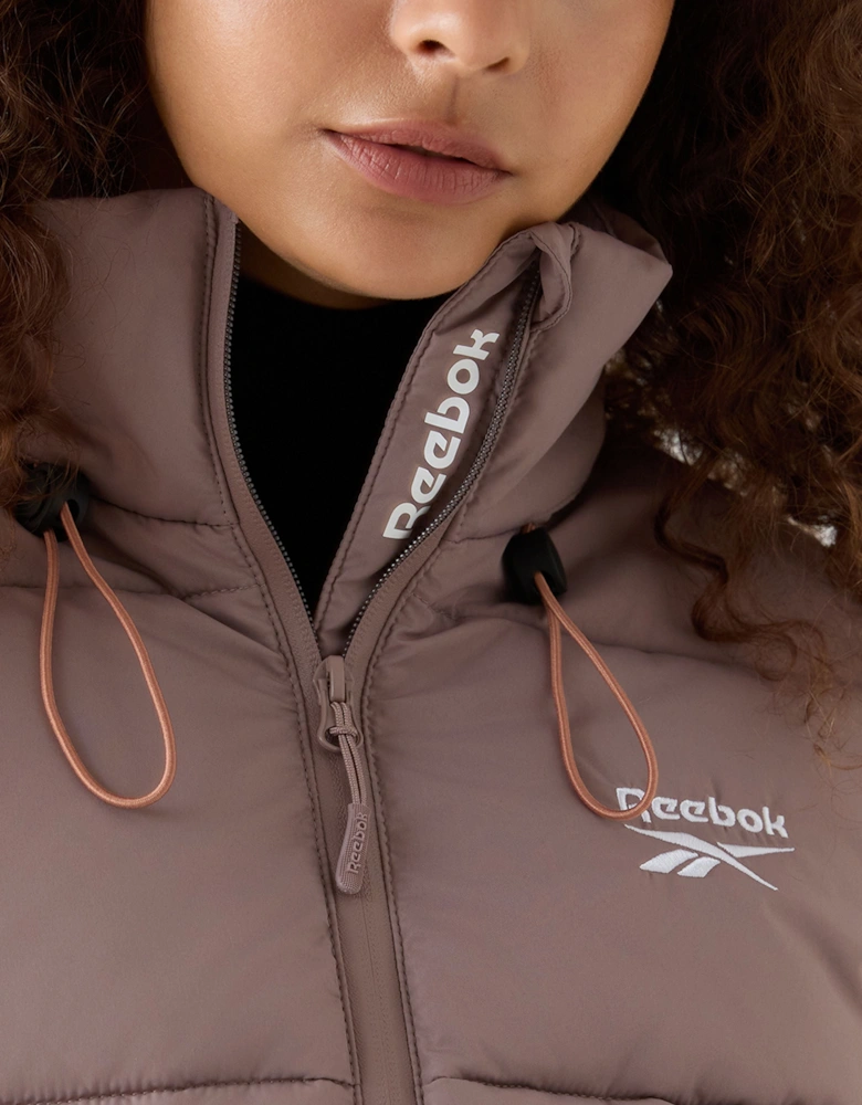 Rayna Hooded Puffer Jacket - Light Cocoa