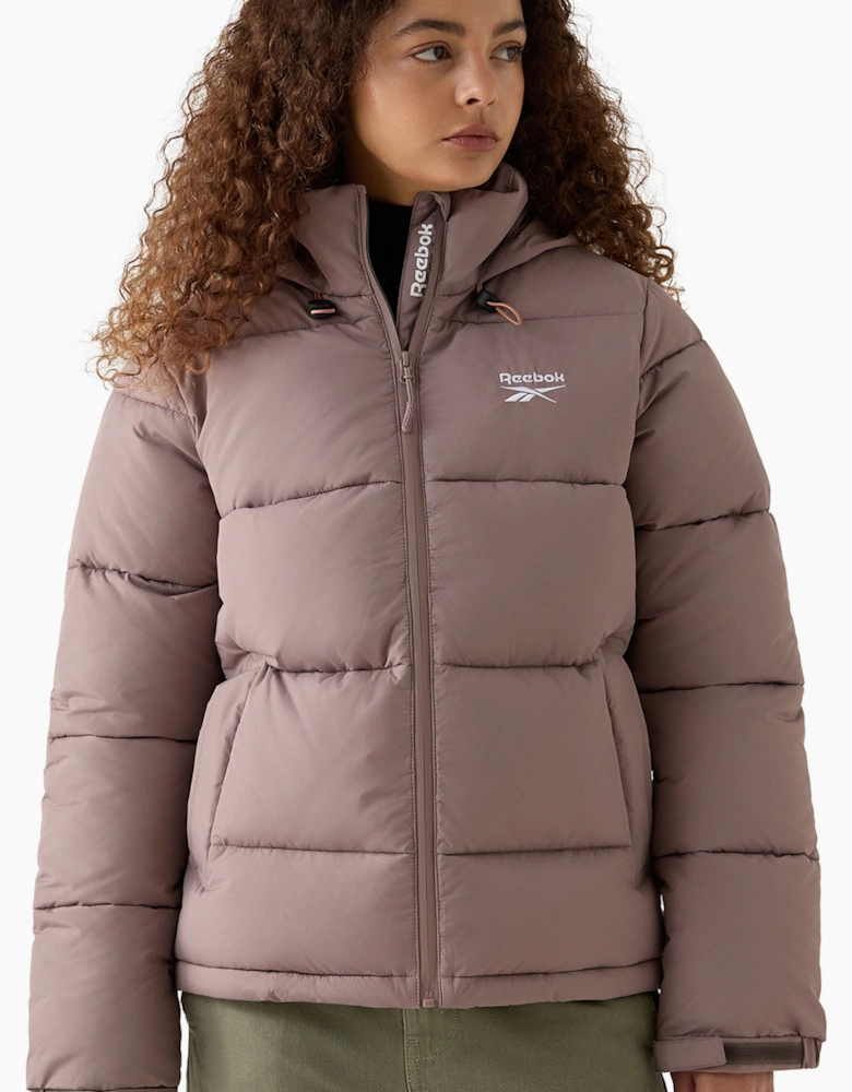 Rayna Hooded Puffer Jacket - Light Cocoa