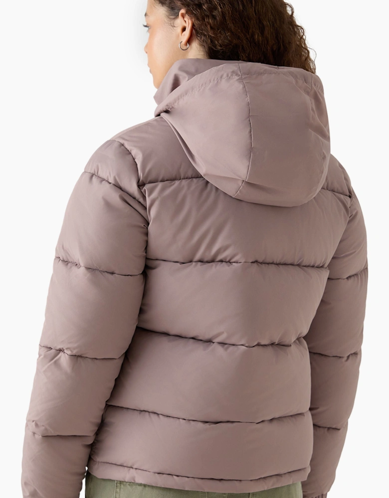 Rayna Hooded Puffer Jacket - Light Cocoa