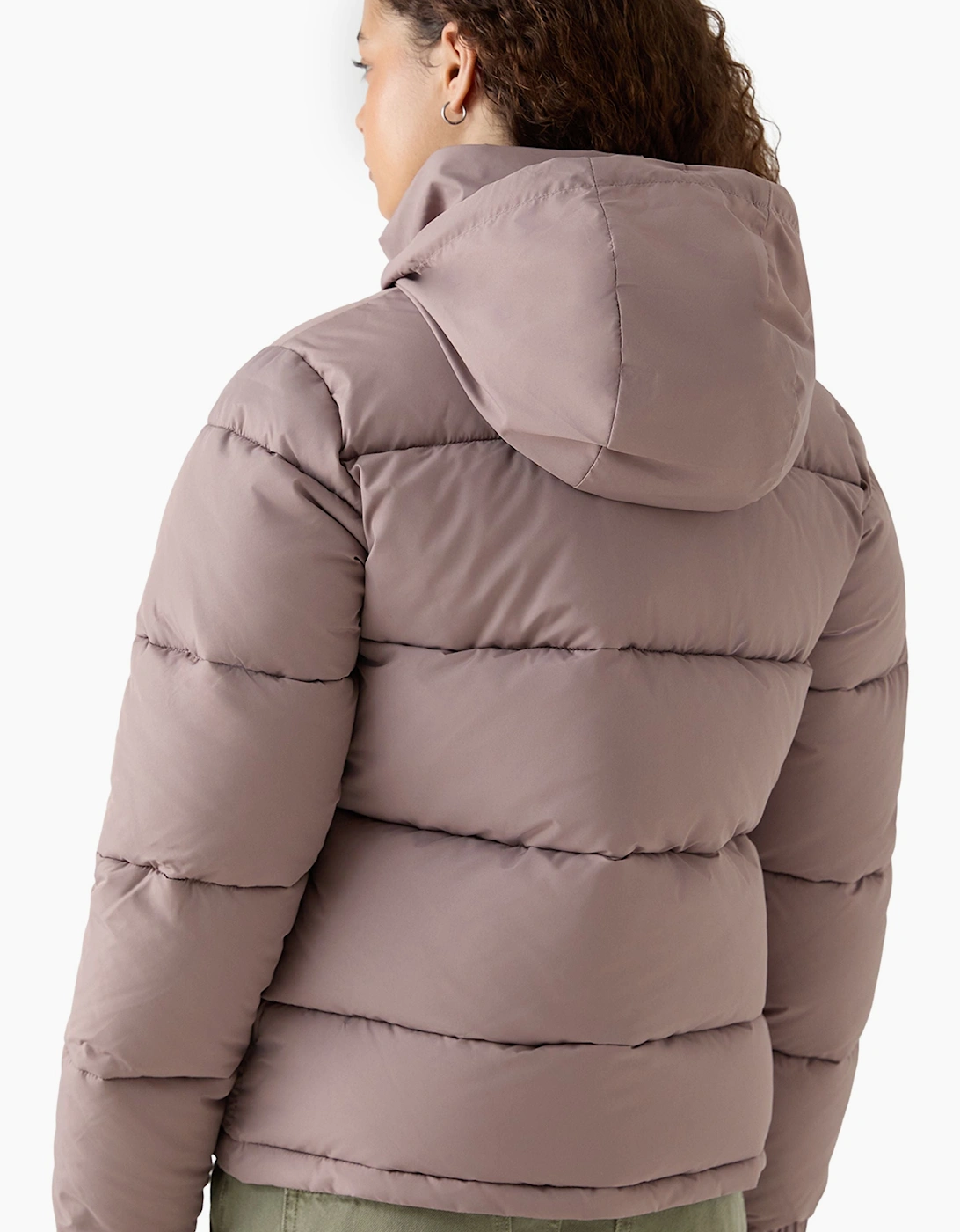 Rayna Hooded Puffer Jacket - Light Cocoa