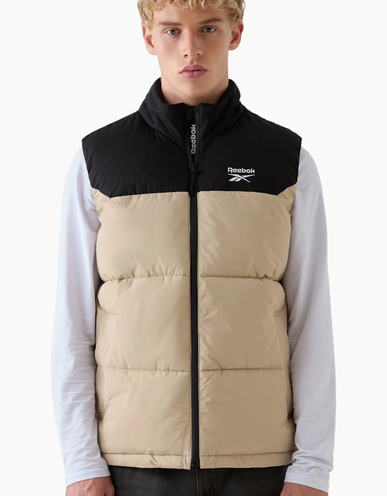 Erling Puffer Gilet - Elevated Beige