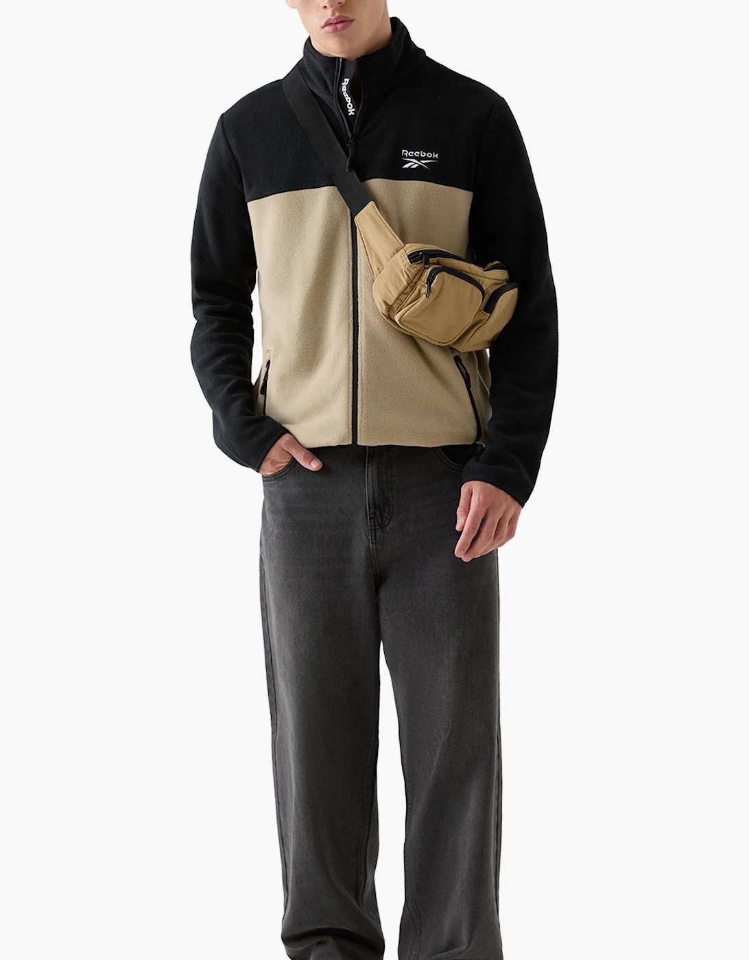 Toki Tech Fleece - Black/Beige