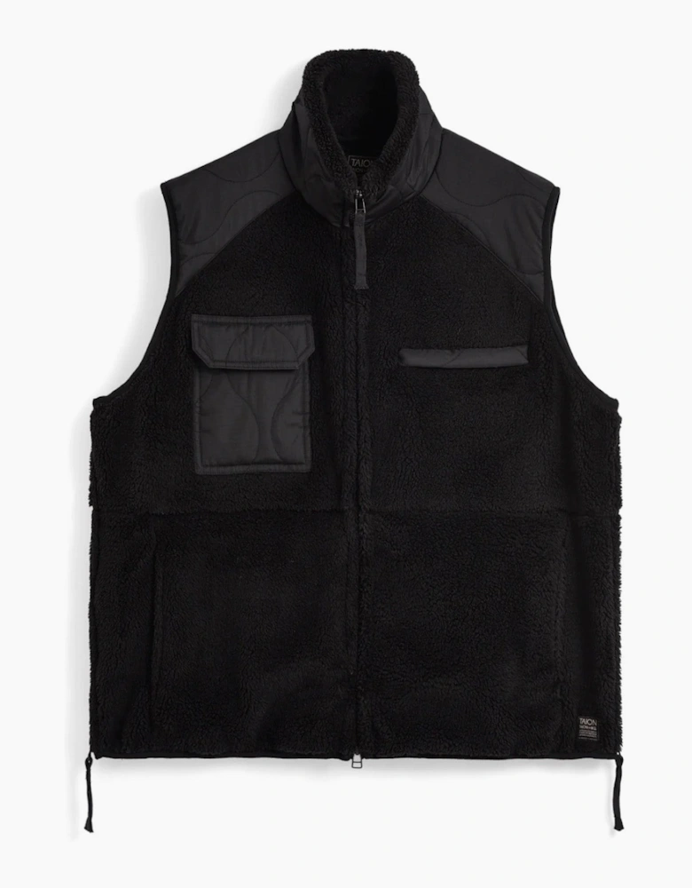 Taion Military Pile Fleece High Neck Vest