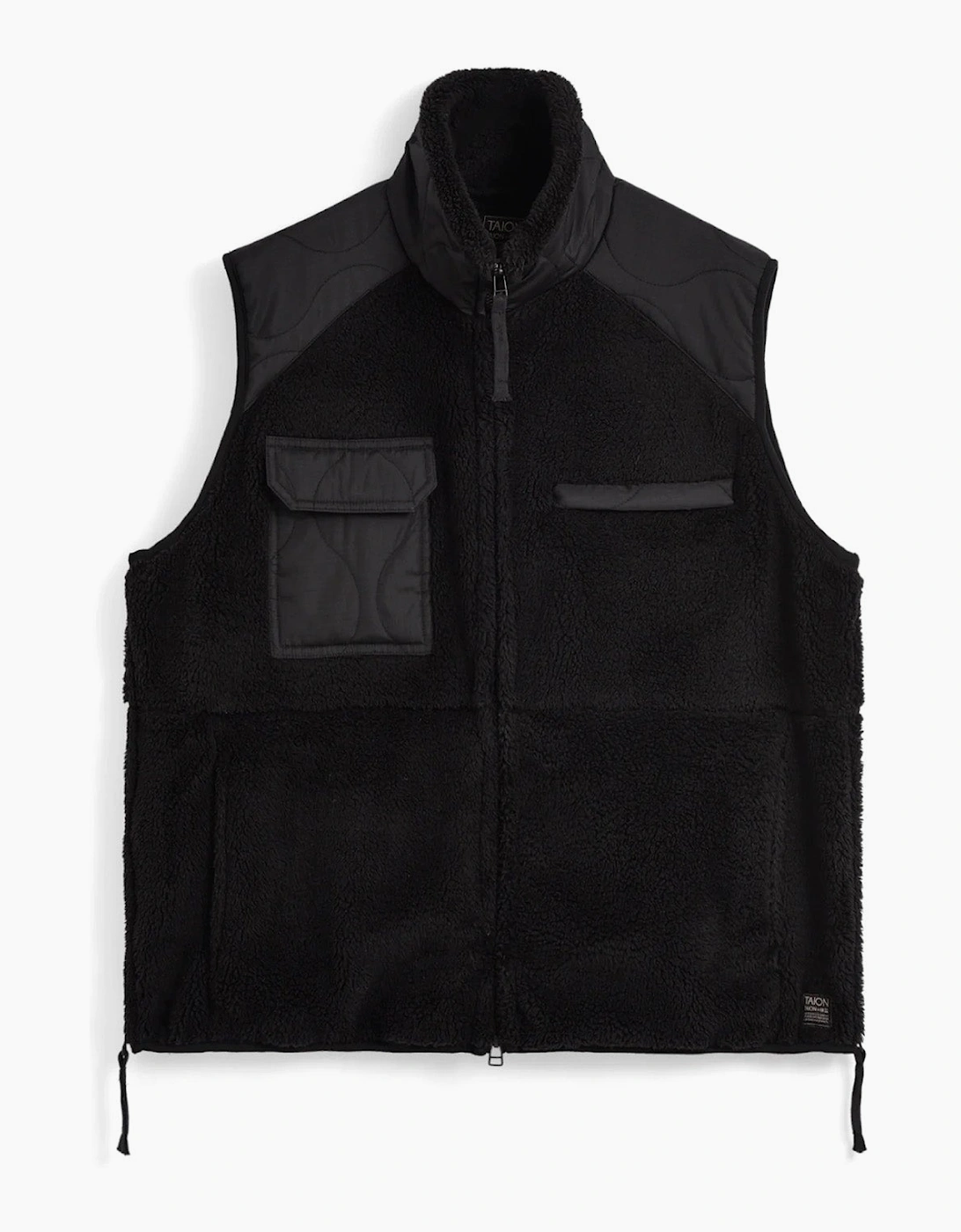 Taion Military Pile Fleece High Neck Vest