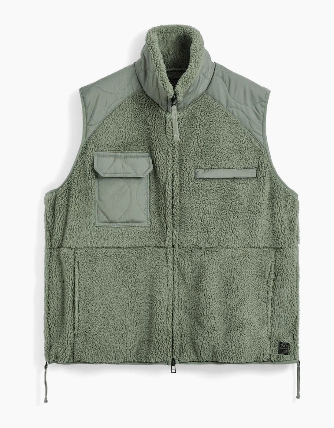 Taion Military Pile Fleece High Neck Vest
