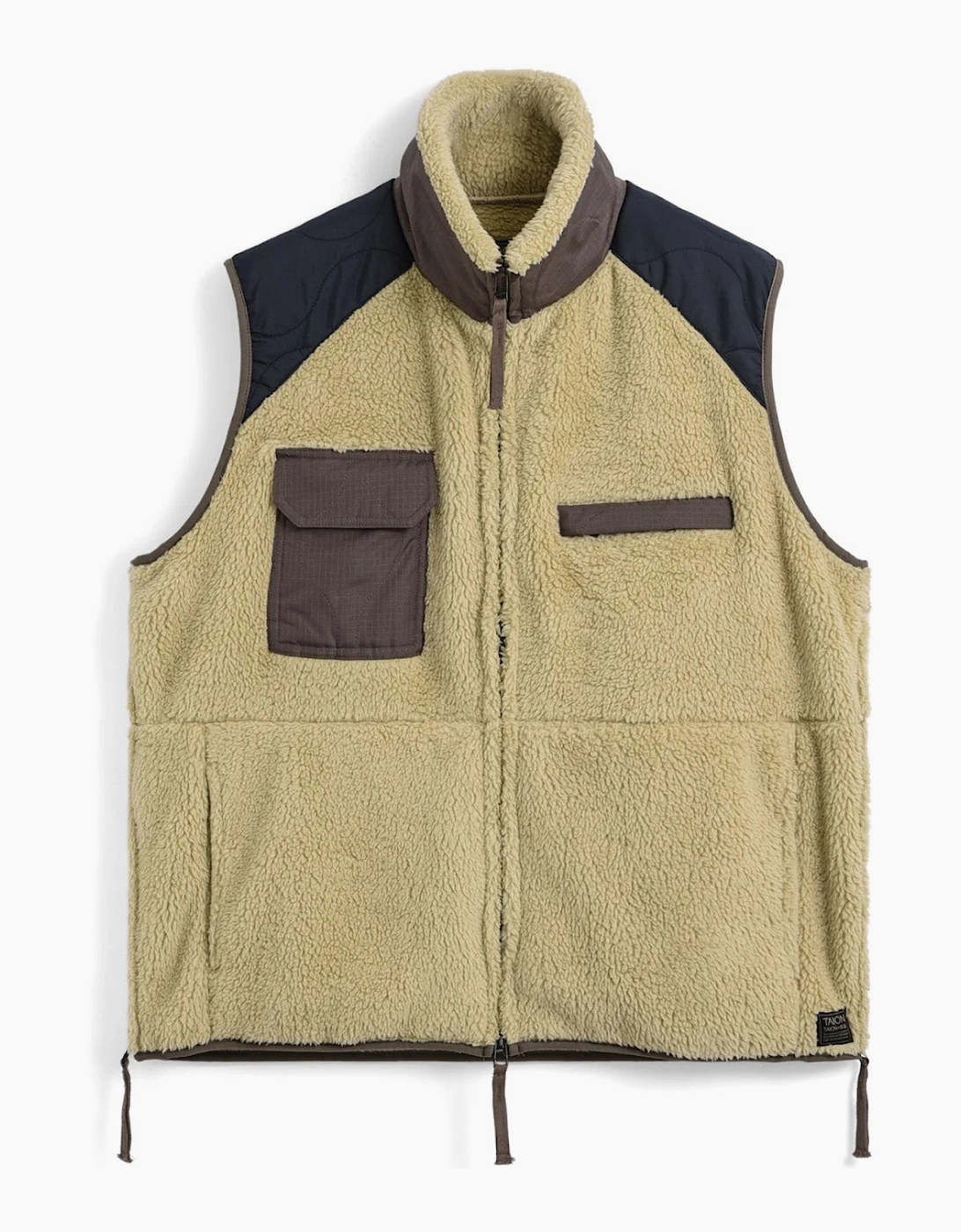 Taion Military Pile Fleece High Neck Vest