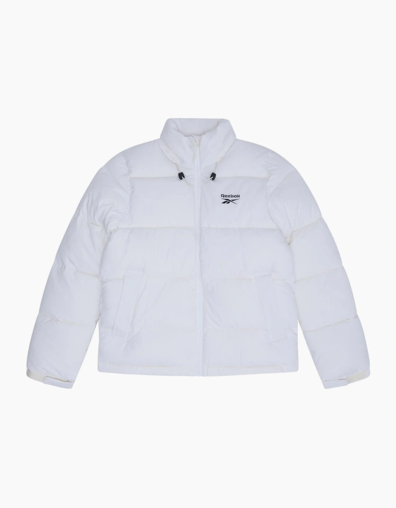 Rayna Hooded Puffer Jacket - Chalk