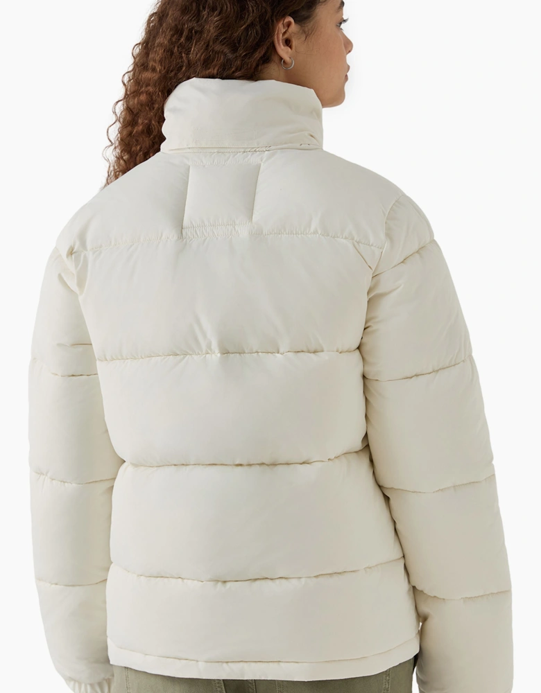 Rayna Hooded Puffer Jacket - Chalk