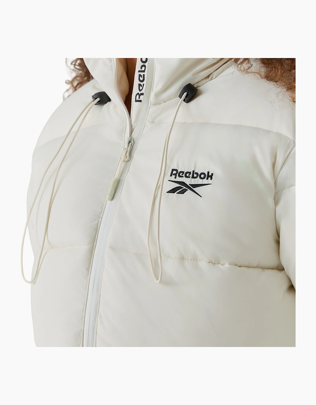 Rayna Hooded Puffer Jacket - Chalk