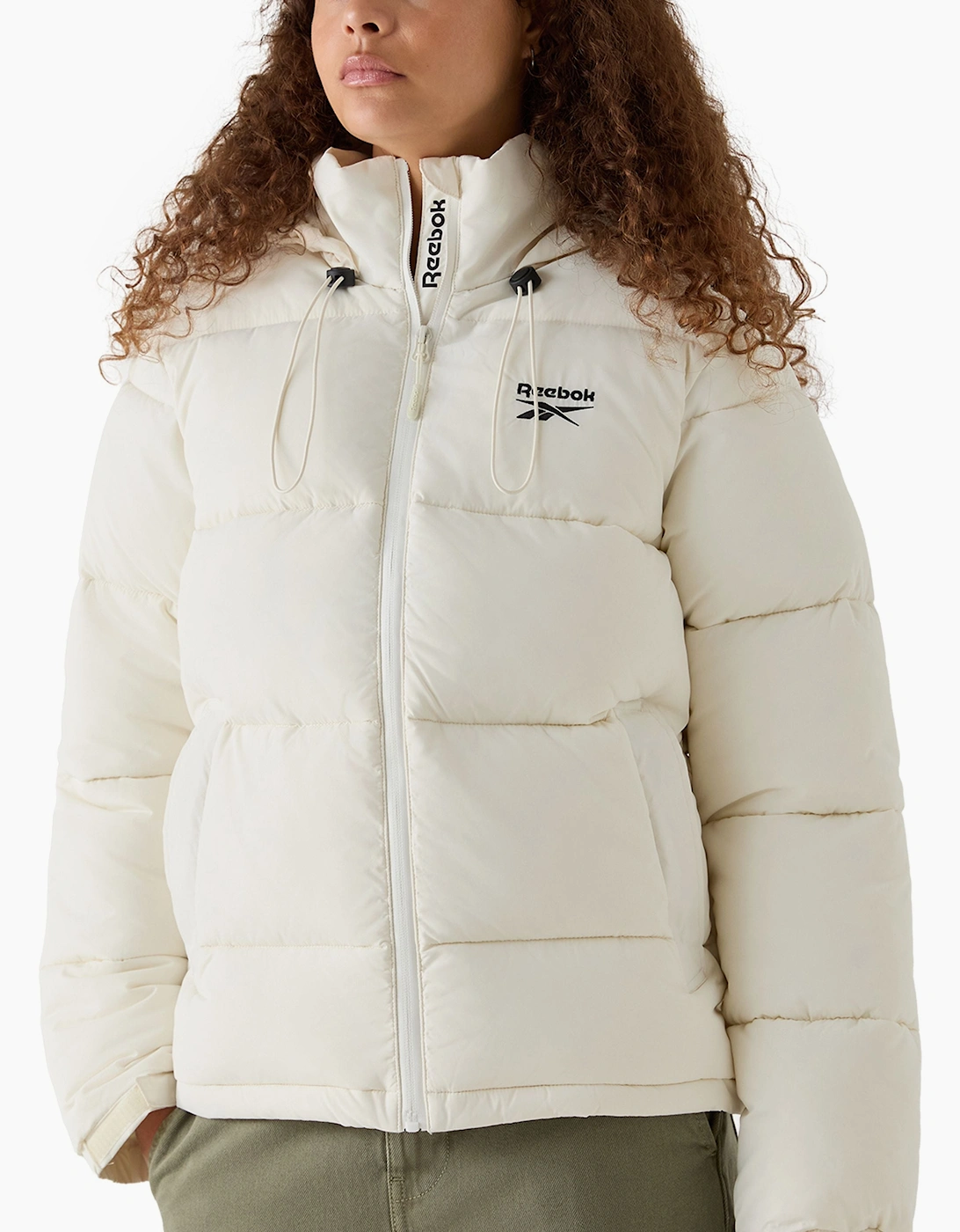 Rayna Hooded Puffer Jacket - Chalk