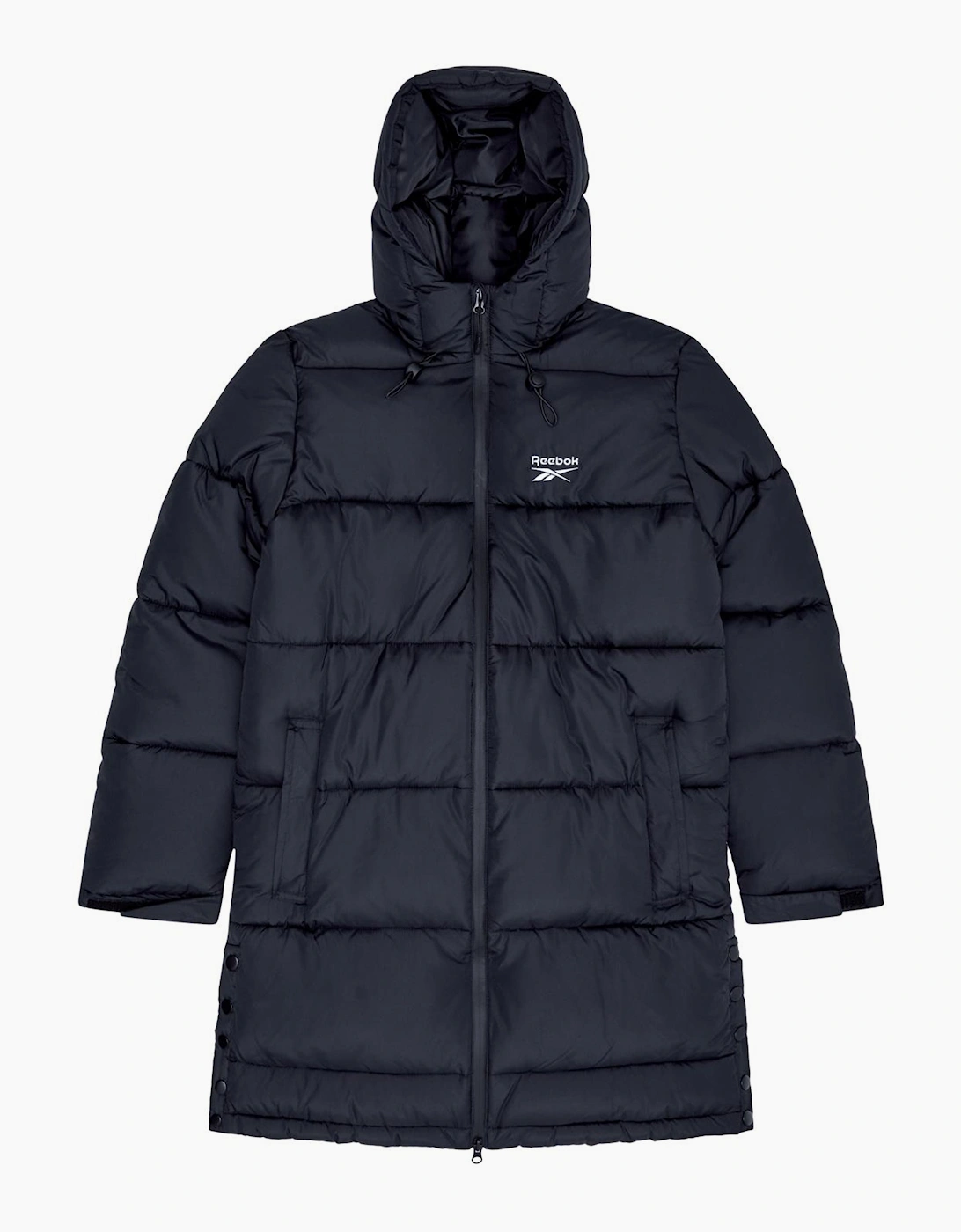 Rayna Long Line Puffer Jacket - Black