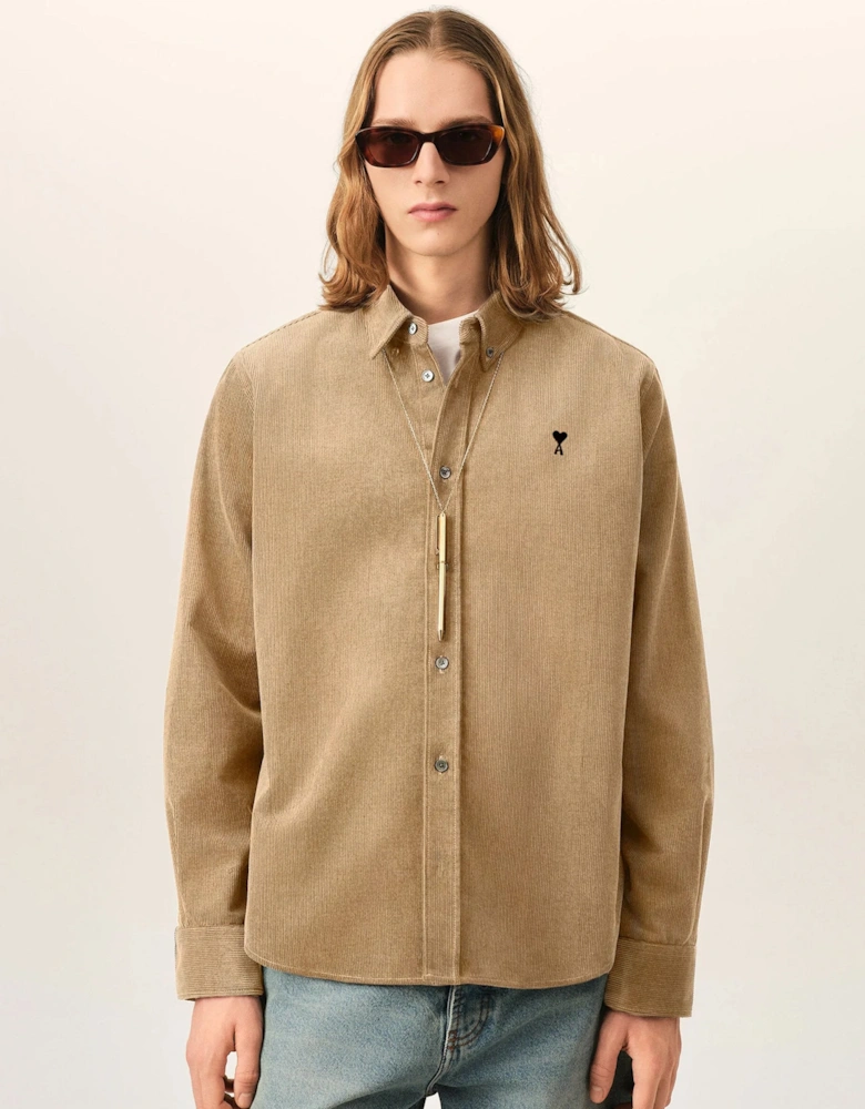 ADC Fine Corduroy Shirt Beige