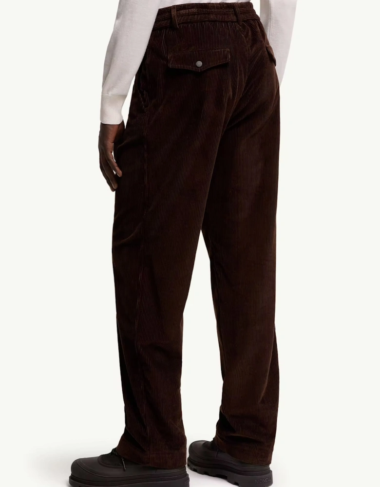 COTTON STRAIGHT LEG TROUSERS