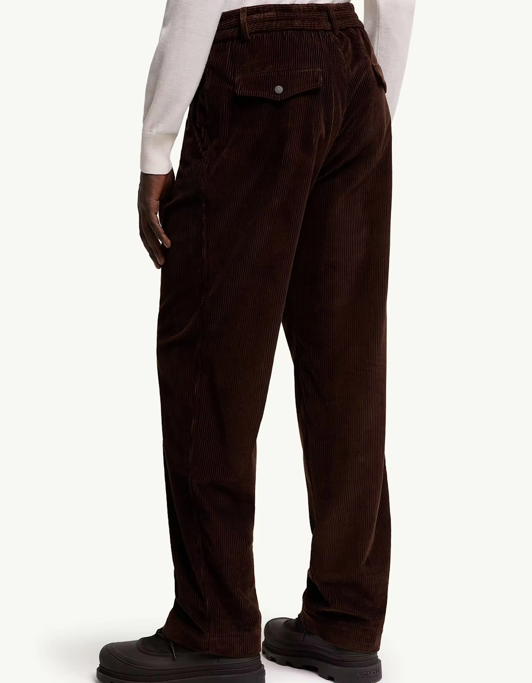 COTTON STRAIGHT LEG TROUSERS