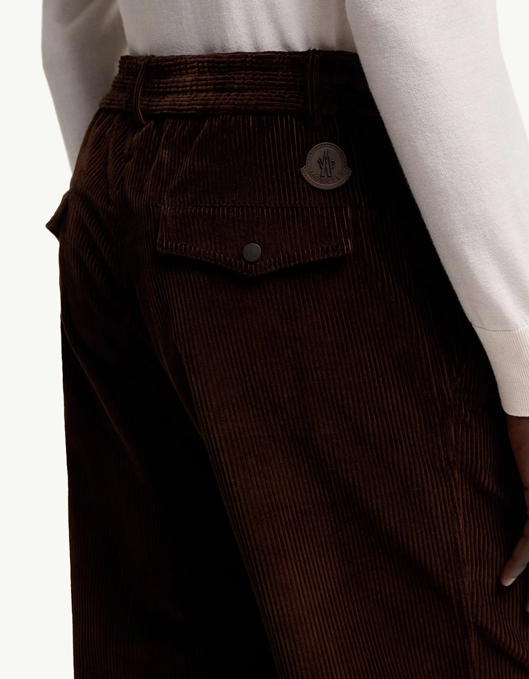COTTON STRAIGHT LEG TROUSERS