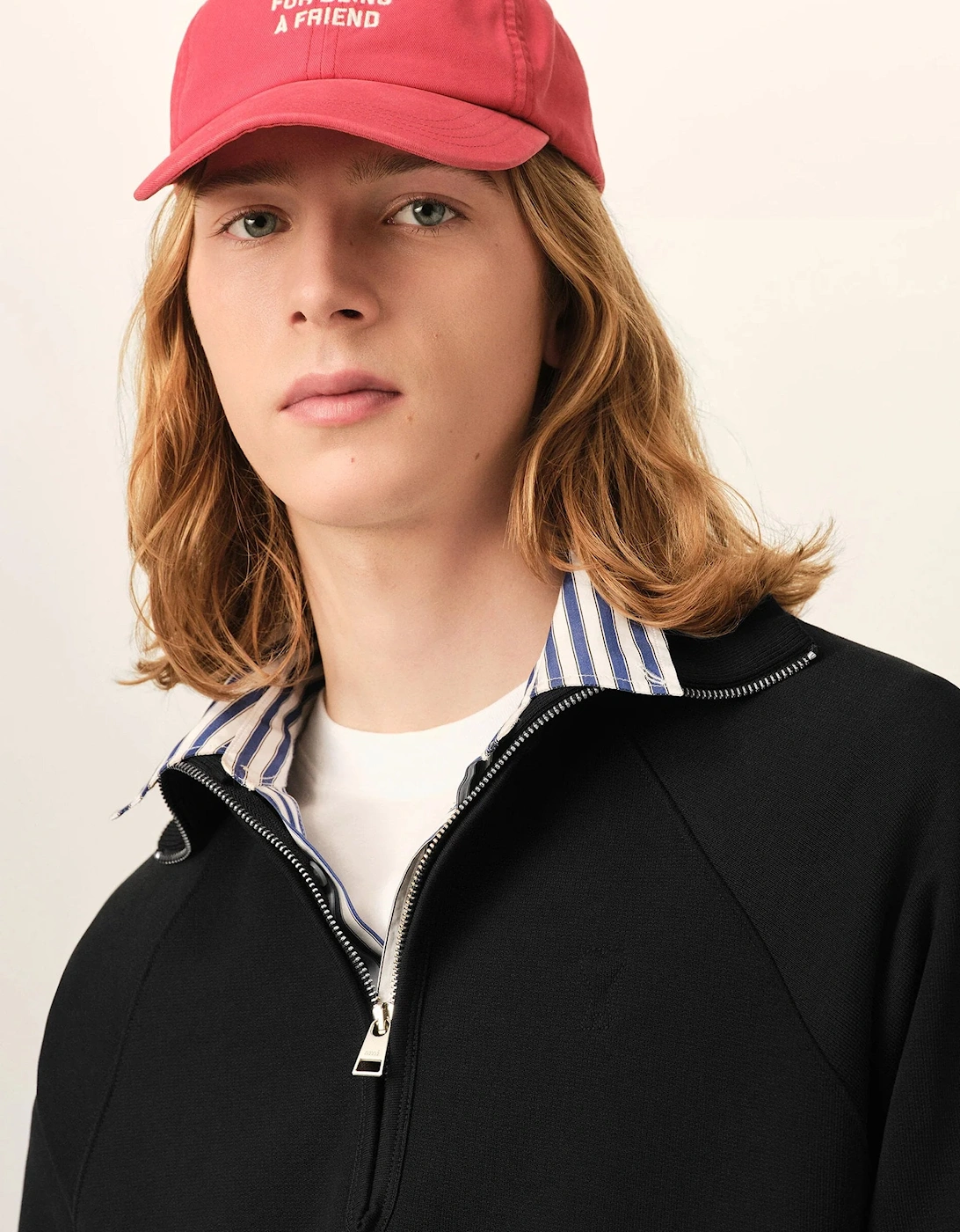 ADC 1/4 Zip Sweatshirt Black