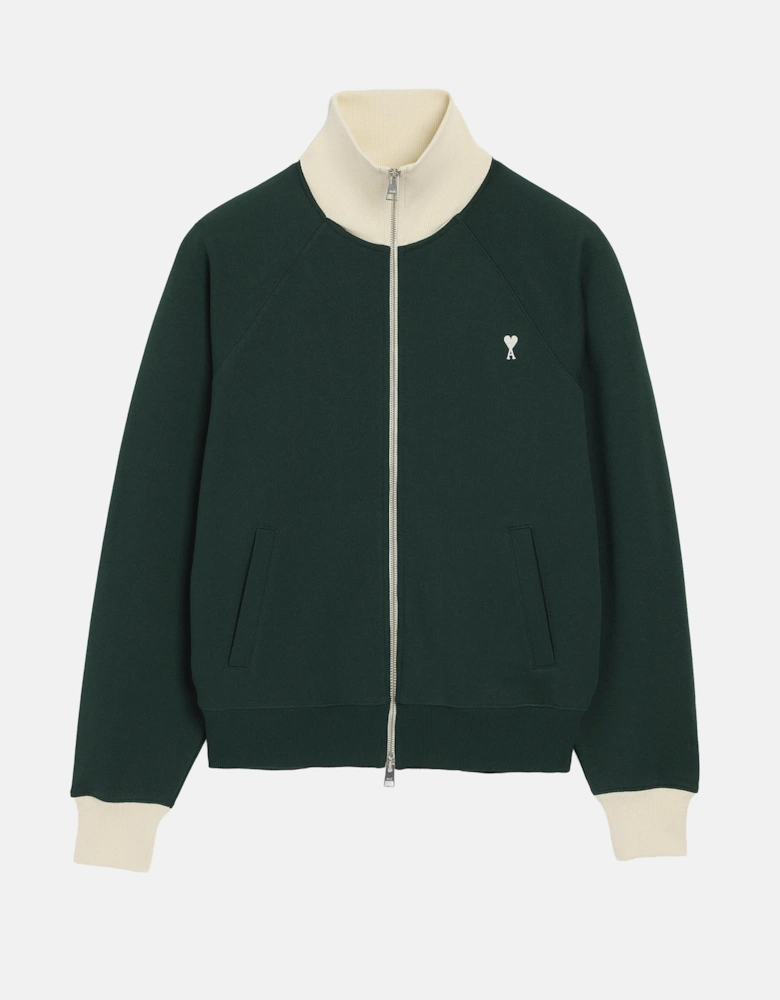 ADC Bicolour Zip Sweatshirt Green