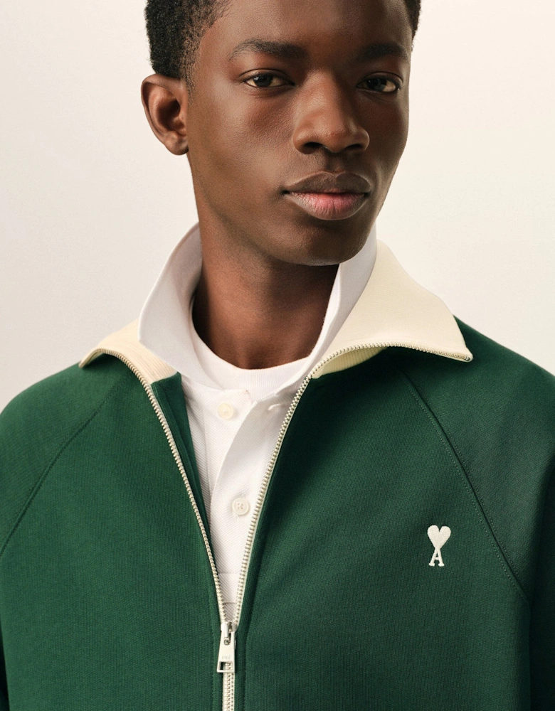 ADC Bicolour Zip Sweatshirt Green