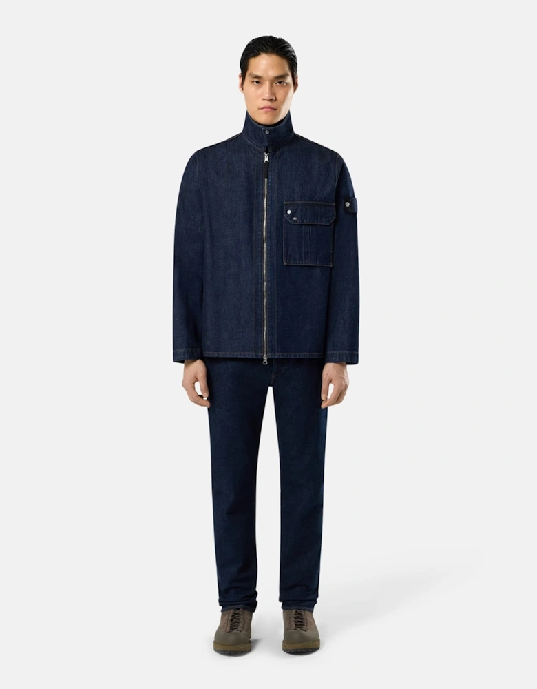 RINSED ZIP THRU 1200002 JACKET
