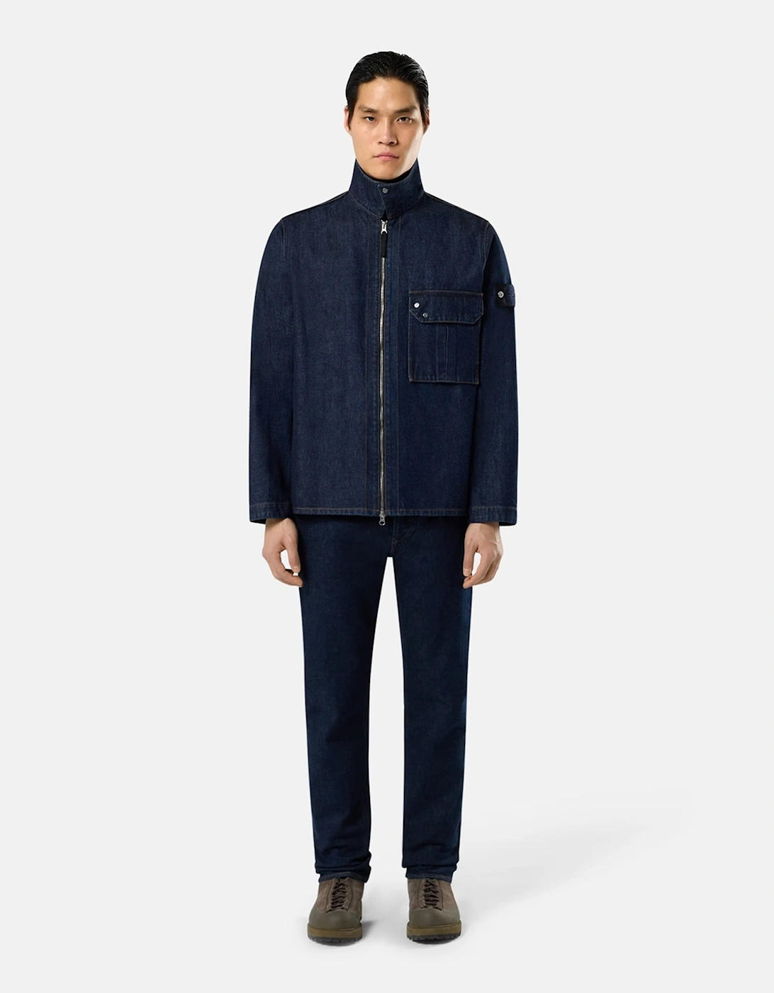 RINSED ZIP THRU 1200002 JACKET