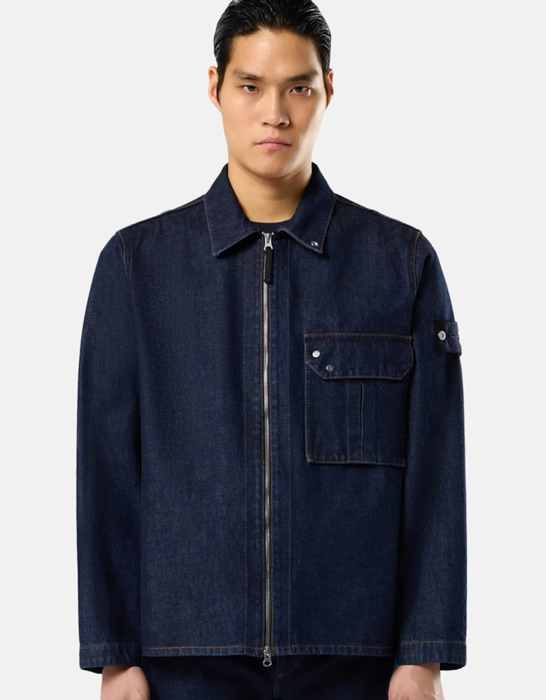 RINSED ZIP THRU 1200002 JACKET