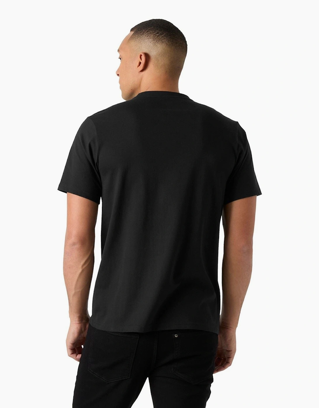 Helly Hansen Sport Staple T-Shirt Cotton Men's Black Short Sleeve T-Shirts