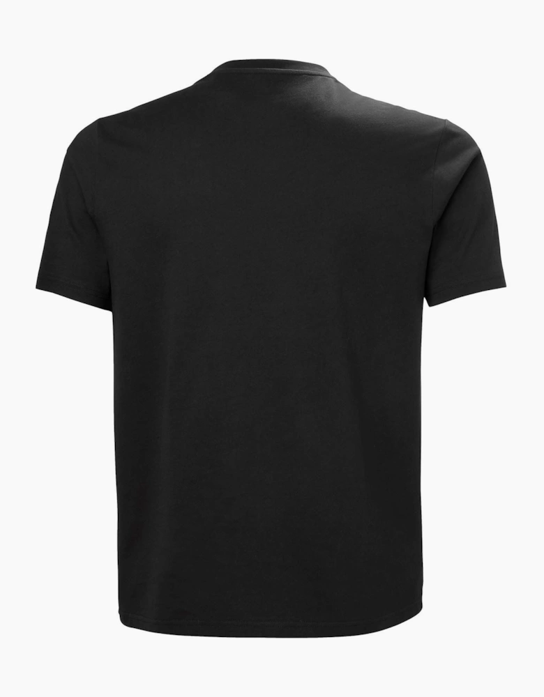 Helly Hansen Sport Staple T-Shirt Cotton Men's Black Short Sleeve T-Shirts