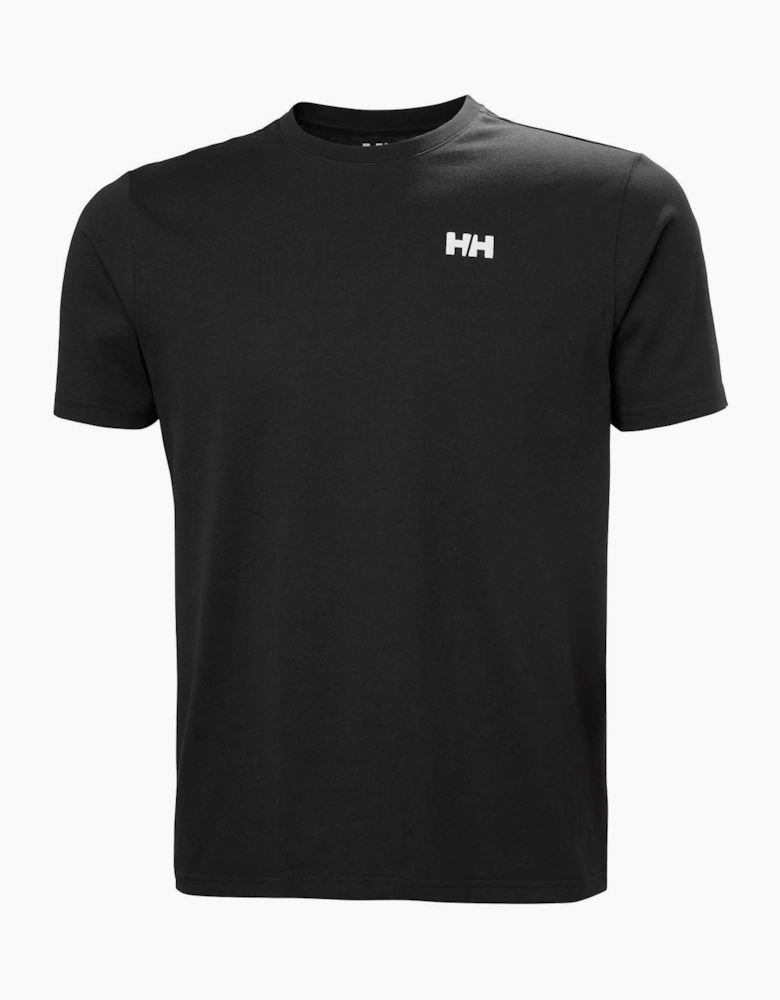 Helly Hansen Sport Staple T-Shirt Cotton Men's Black Short Sleeve T-Shirts