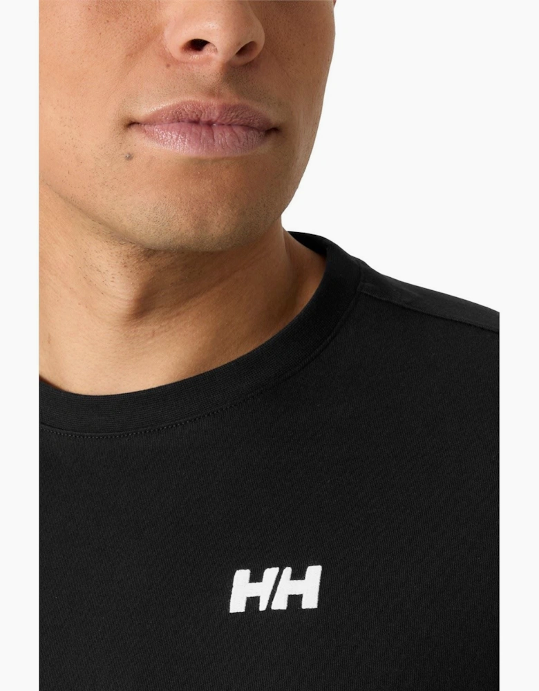 Helly Hansen Sport Staple T-Shirt Cotton Men's Black Short Sleeve T-Shirts