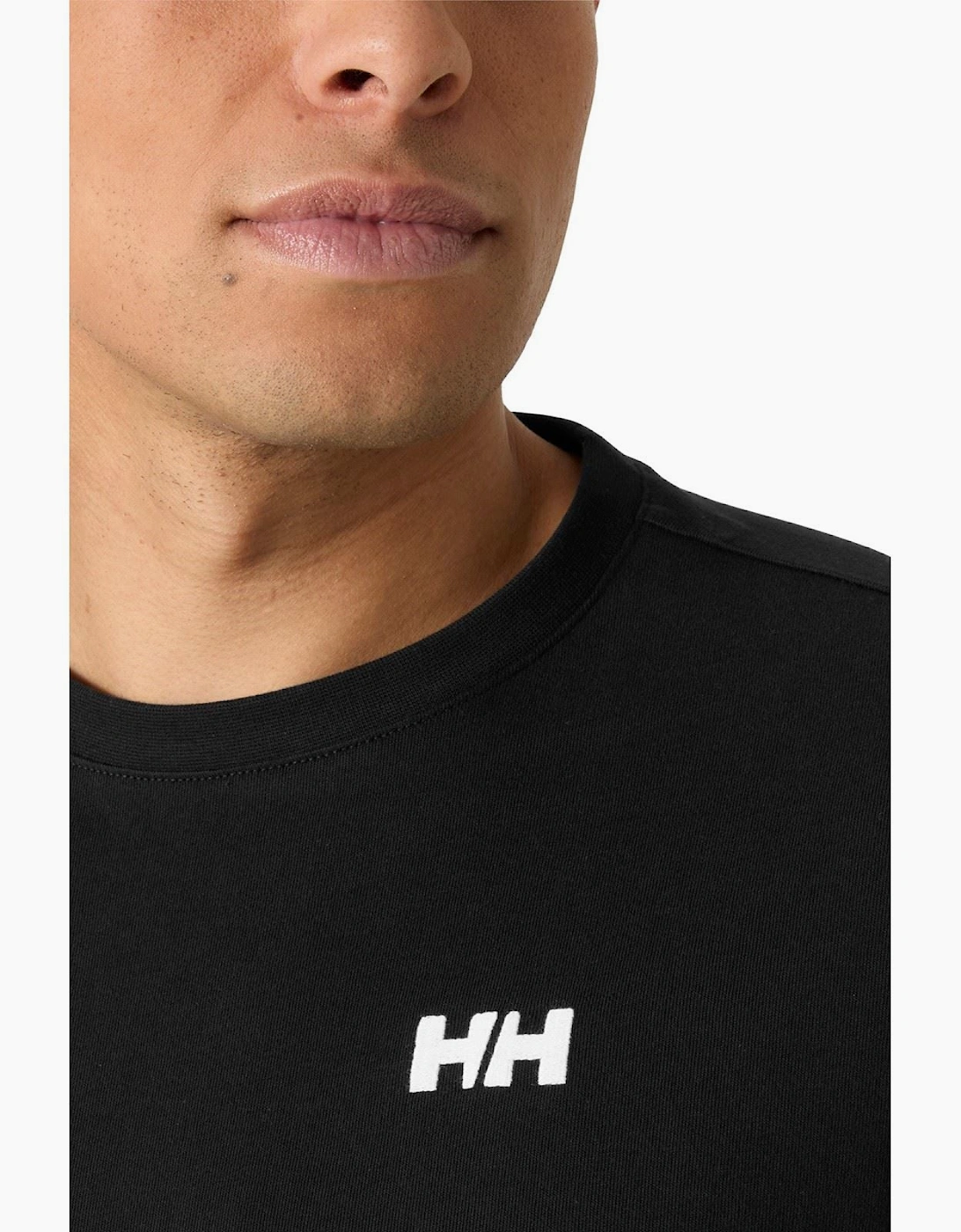 Helly Hansen Sport Staple T-Shirt Cotton Men's Black Short Sleeve T-Shirts