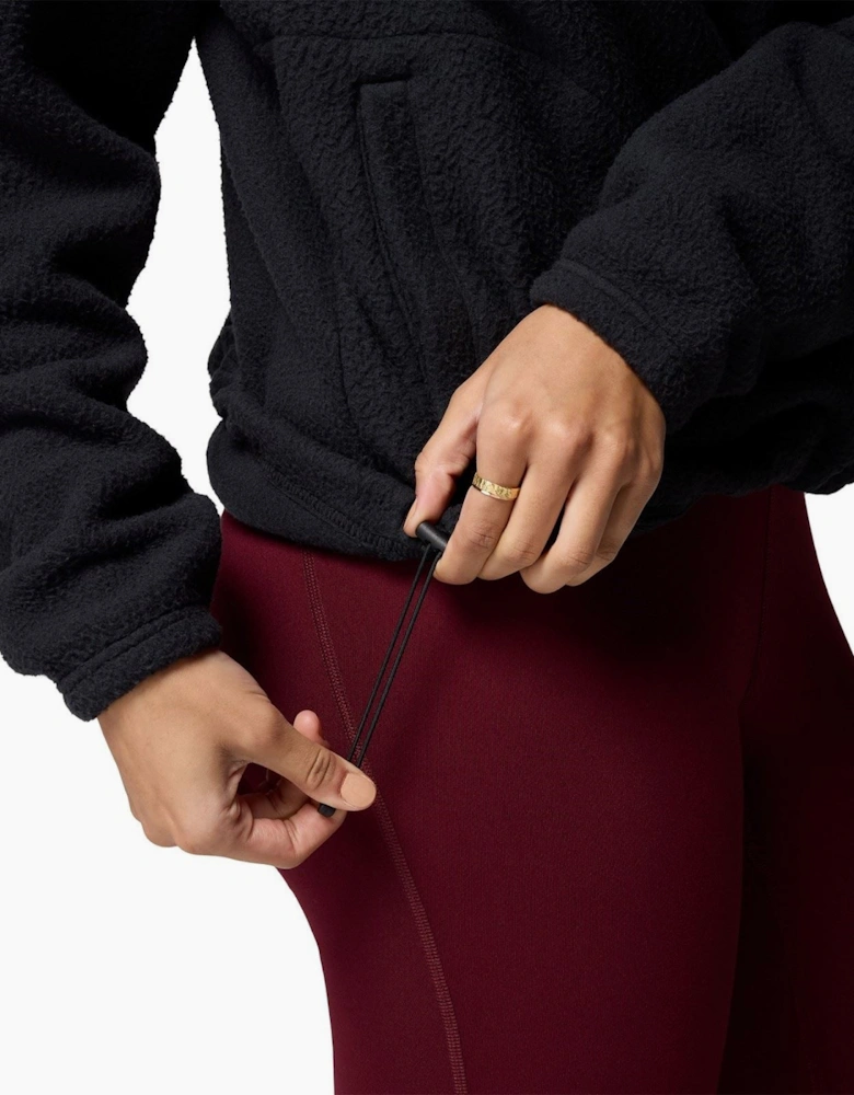 Columbia Jasper Ridge Pebbled Fleece Half Snap Polyester Women's Black Fleece Pullover