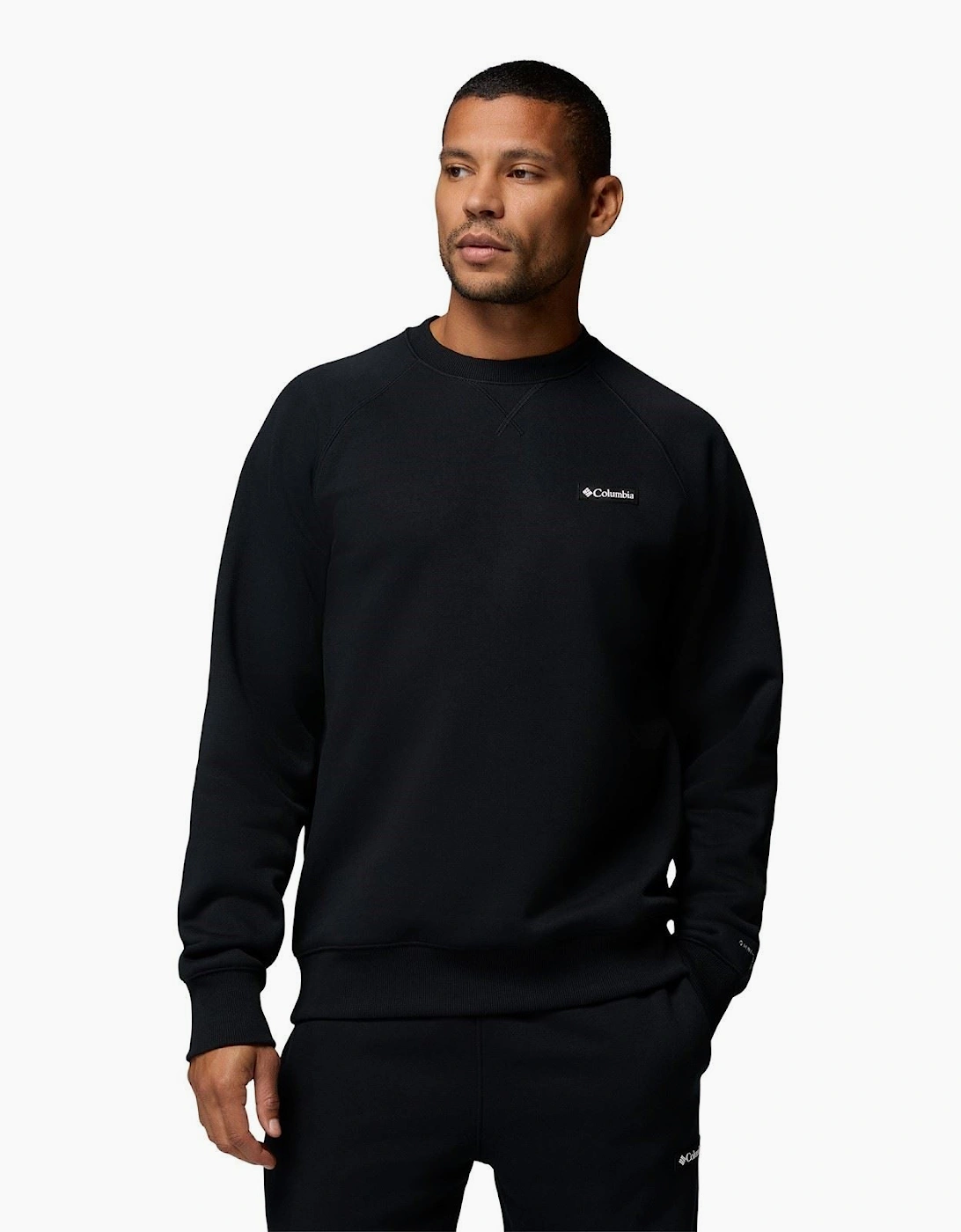 Columbia Dry Creek Heavyweight Crew Cotton Men's Black Sweatshirt