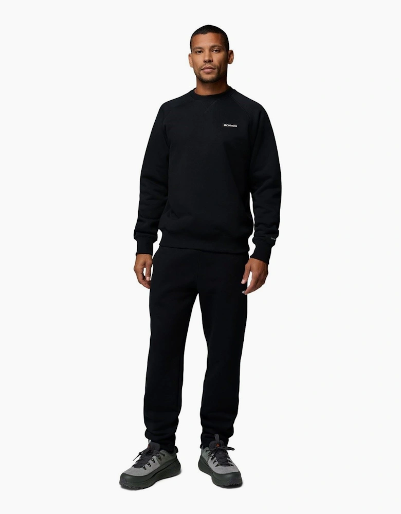 Columbia Dry Creek Heavyweight Crew Cotton Men's Black Sweatshirt