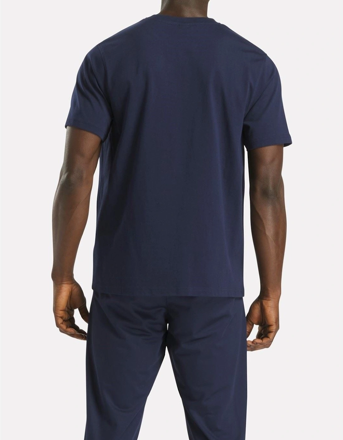 Reebok Cody Crew Neck Tee Cotton Men's Blue Short Sleeve T-Shirts