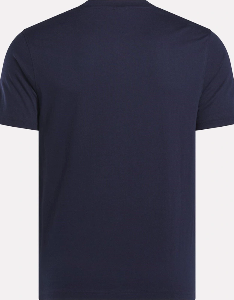 Reebok Cody Crew Neck Tee Cotton Men's Blue Short Sleeve T-Shirts