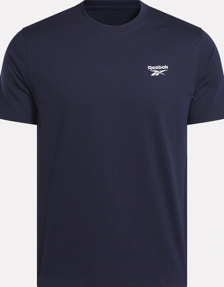 Reebok Cody Crew Neck Tee Cotton Men's Blue Short Sleeve T-Shirts