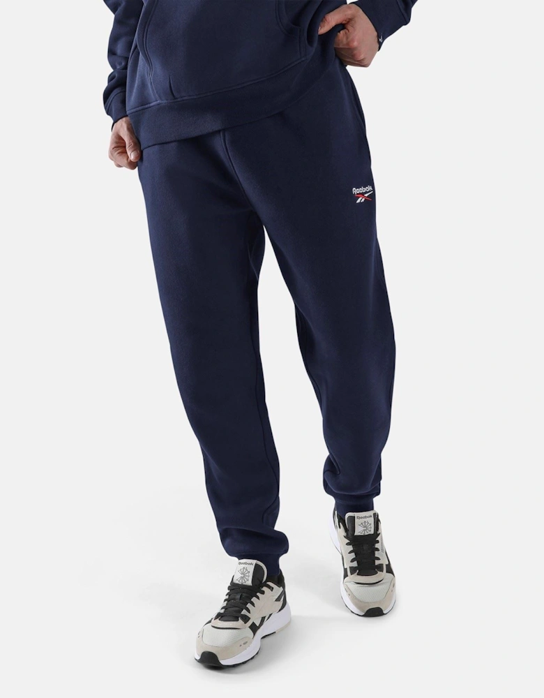 Reebok ID 2-Colour Logo Cuffed Joggers Cotton Men's Blue Joggers