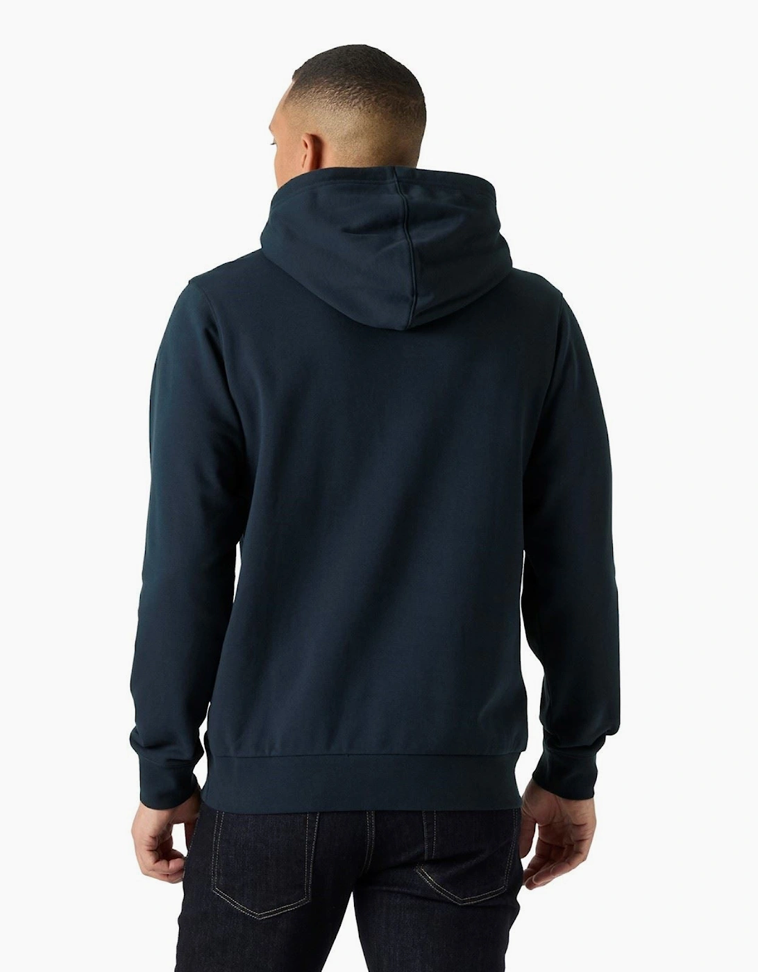 Helly Hansen Sport Staple Hoodie Cotton Men's Blue Hooded Sweatshirt