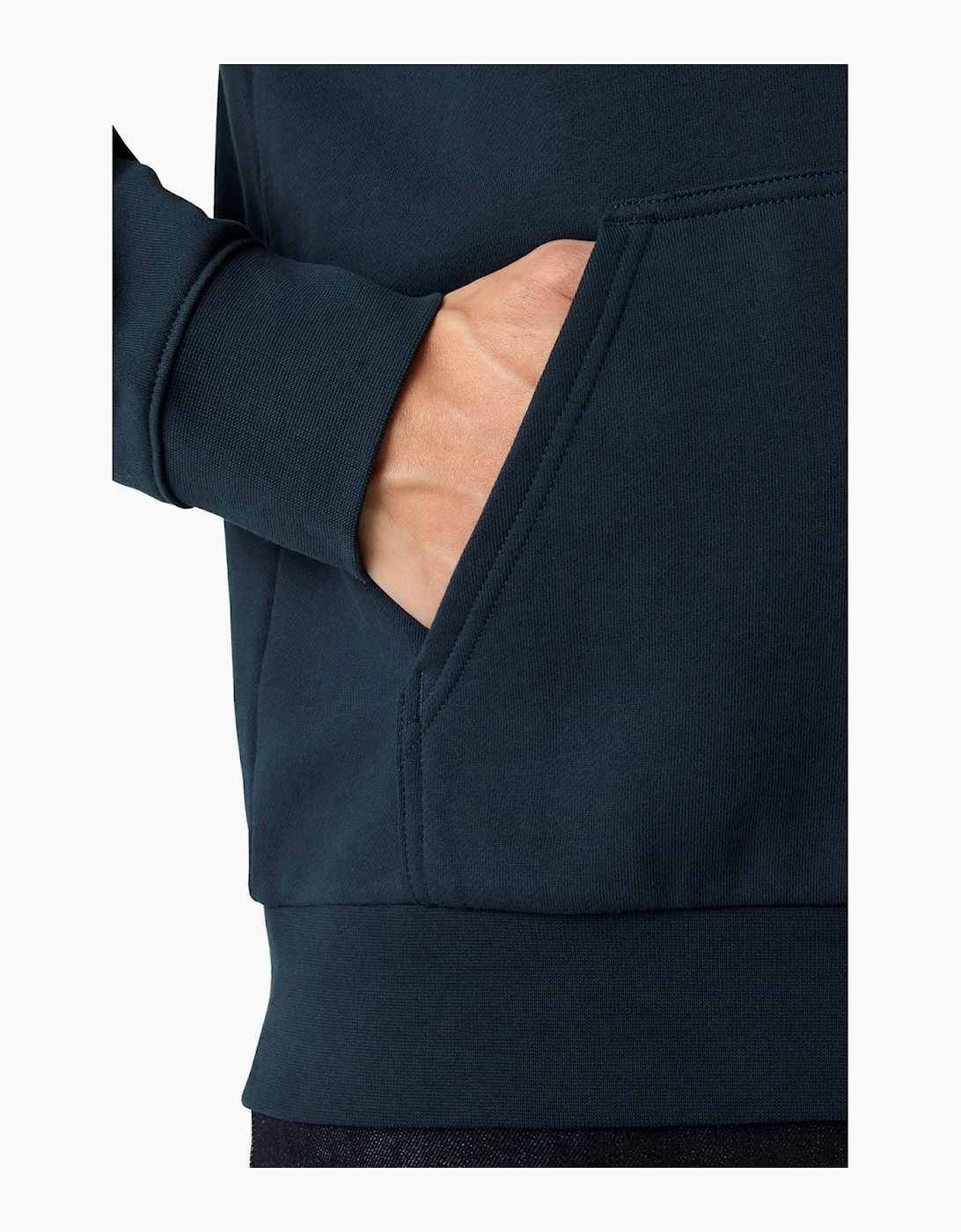 Helly Hansen Sport Staple Hoodie Cotton Men's Blue Hooded Sweatshirt