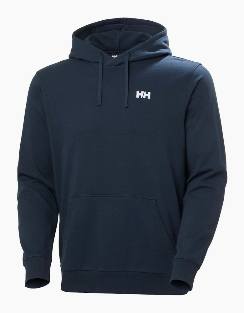Helly Hansen Sport Staple Hoodie Cotton Men's Blue Hooded Sweatshirt