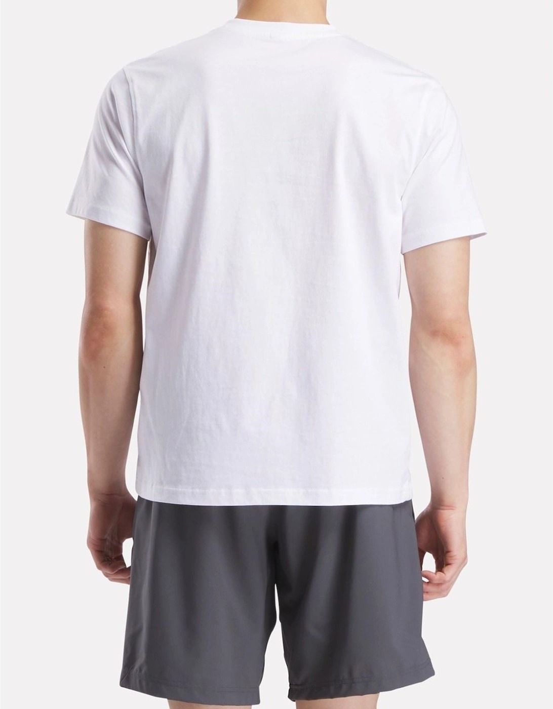Reebok Cody Crew Neck Tee Cotton Men's White Short Sleeve T-Shirts