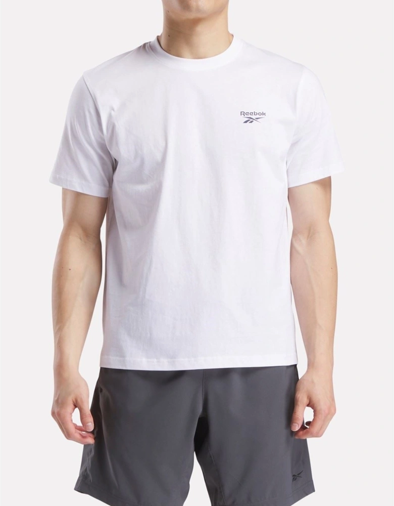 Reebok Cody Crew Neck Tee Cotton Men's White Short Sleeve T-Shirts
